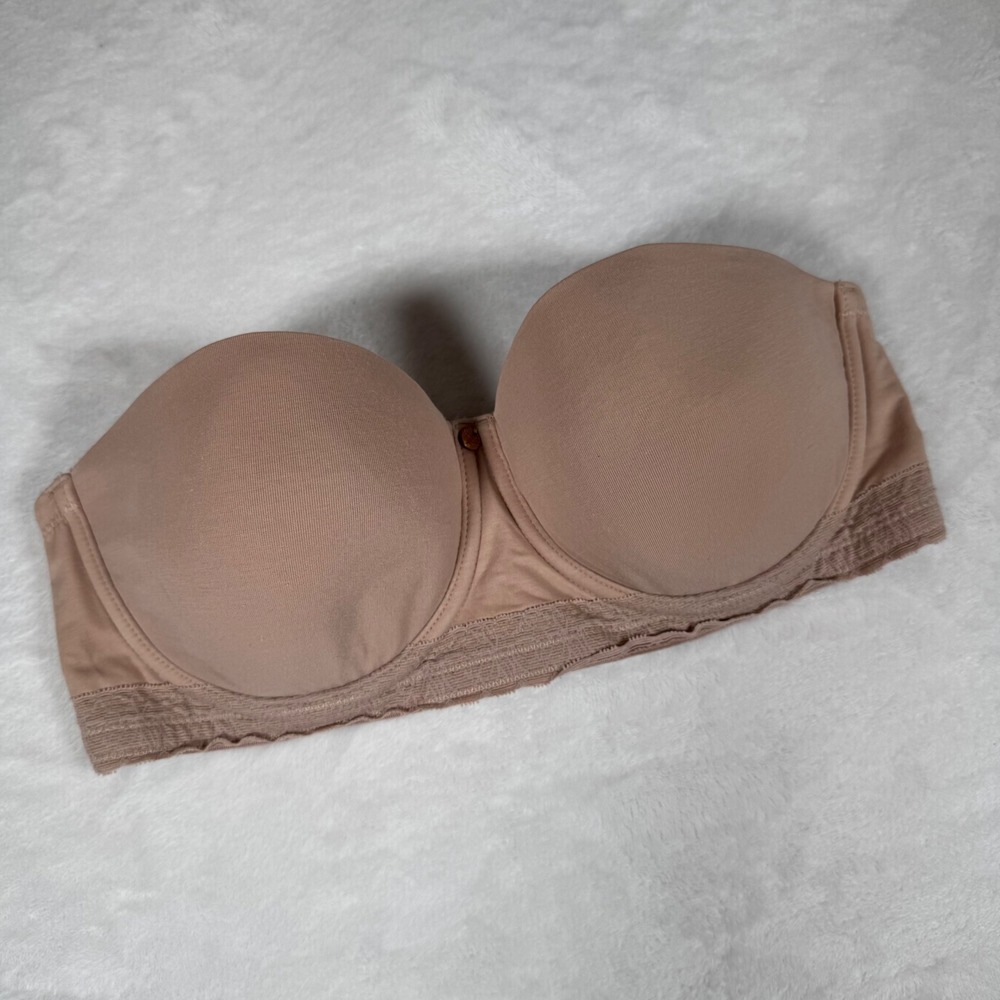 Natori Truly Smooth Strapless Underwire Bra Nude Beige‎ 34C 16120